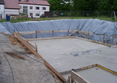 Fundament und Bodenplatten - Rothweinbau